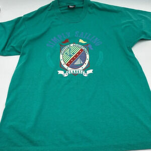 Screen Stars Best Simply Sailing Attitude Adjustment Classic XL Tee shirt